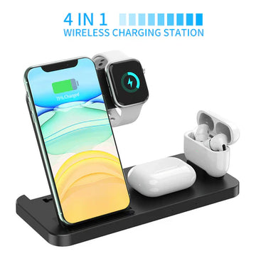 Wireless Charger Three-in-One Wireless Charger for Phones and Watches