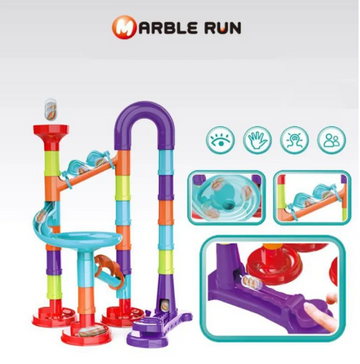 Marble Run Pipeline Toys Set (45pc)